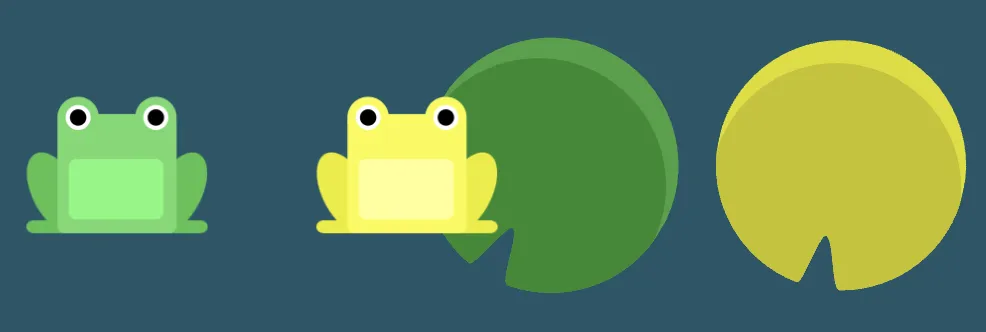 Frogs needing alignment with CSS flex